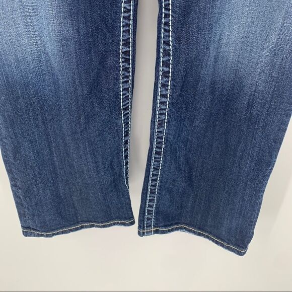 Silver Santorini Capri Thick Stitch Jeans - Picture 7 of 8